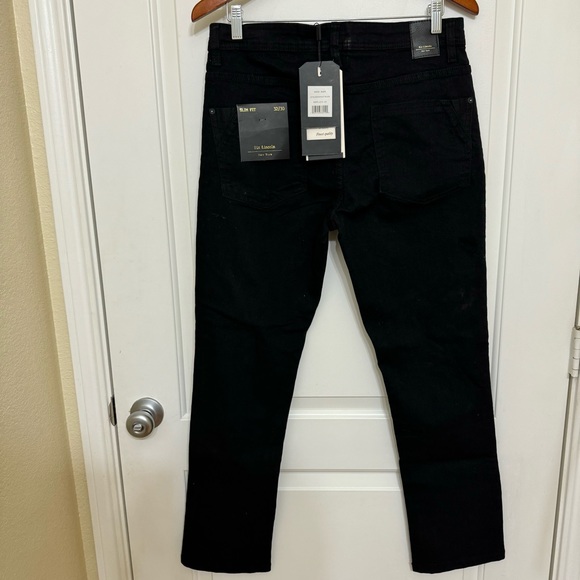 Six Lincoln slim fit black jeans - Picture 4 of 6